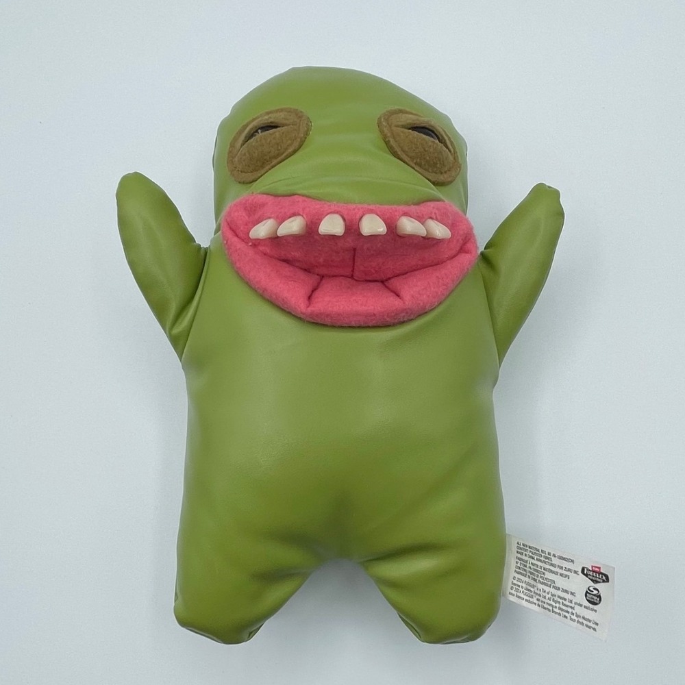 Zuru Fuggler Funny Ugly Monster Green Faux Leather Plush Toy 9 Inch 2024